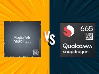 MediaTek Helio G35 vs Qualcomm Snapdragon 435 .